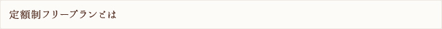 定額制フリープランとは